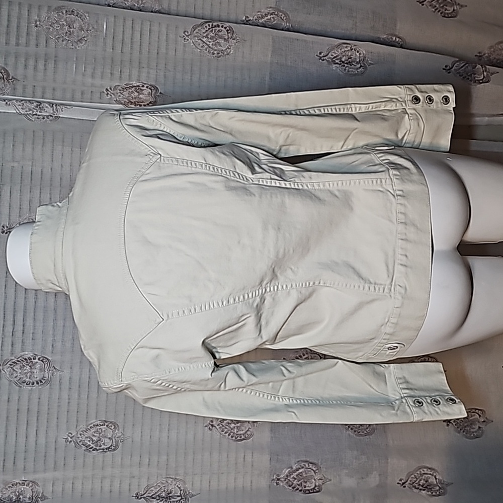 GAP Vintage Beige Jacket Woman's Size XL - Picture 8 of 12